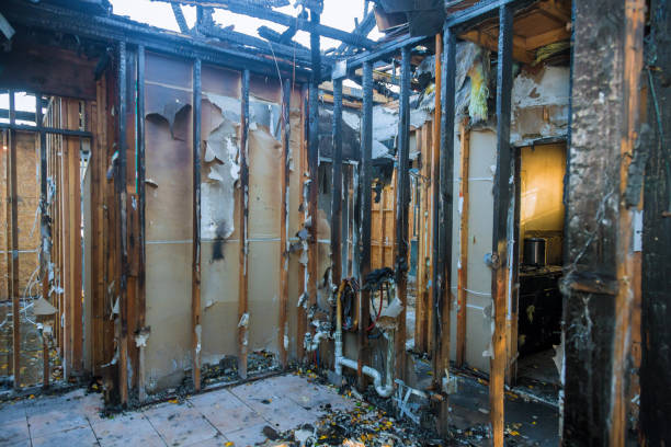 Professional Fire Damage Removal technician working in Clover, SC